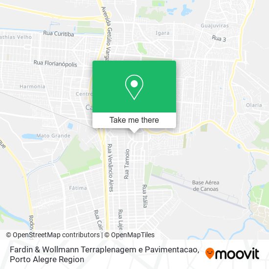 Fardin & Wollmann Terraplenagem e Pavimentacao map