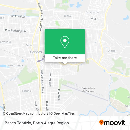 Banco Topázio map