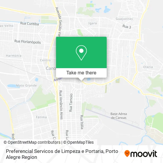 Preferencial Servicos de Limpeza e Portaria map