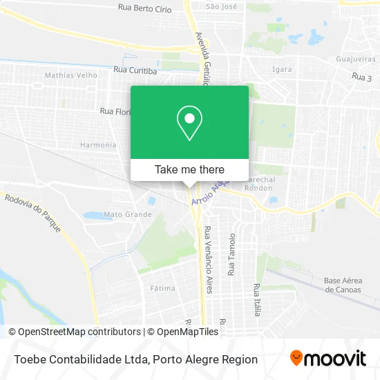Toebe Contabilidade Ltda map