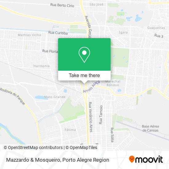 Mazzardo & Mosqueiro map