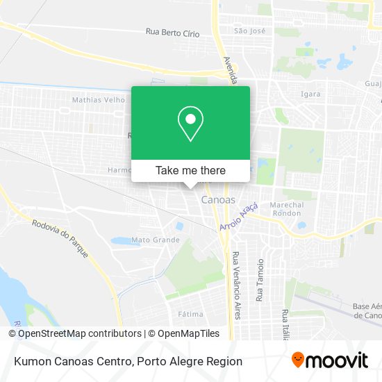 Kumon Canoas Centro map