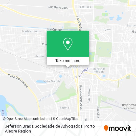 Jeferson Braga Sociedade de Advogados map