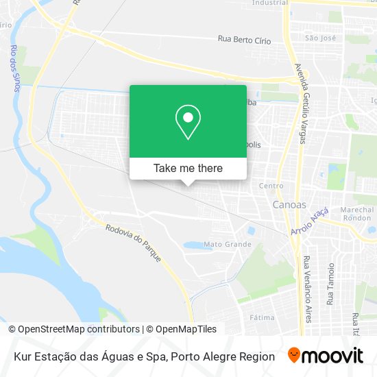 Kur Estação das Águas e Spa map