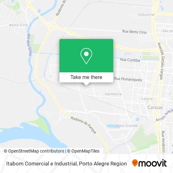 Mapa Itabom Comercial e Industrial