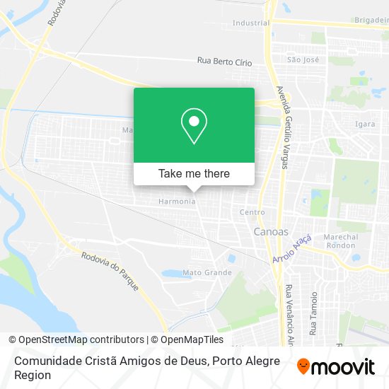 Comunidade Cristã Amigos de Deus map