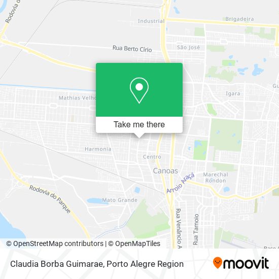 Claudia Borba Guimarae map
