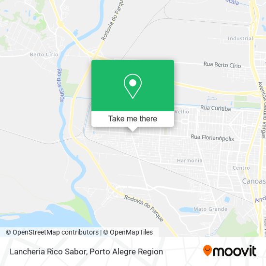 Mapa Lancheria Rico Sabor