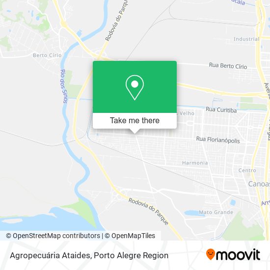 Agropecuária Ataides map