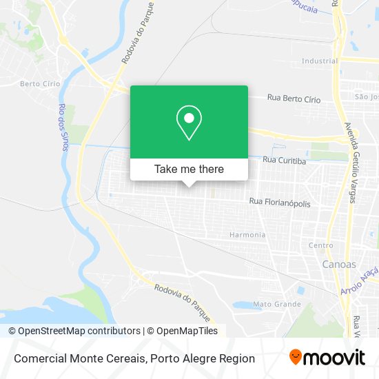 Comercial Monte Cereais map