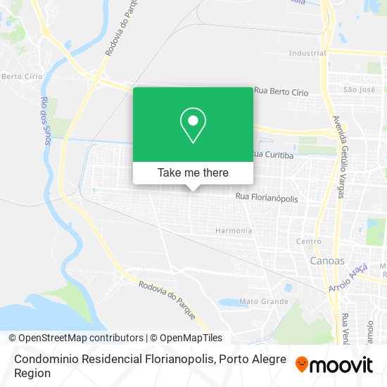 Mapa Condominio Residencial Florianopolis