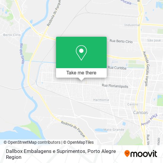 Mapa Dallbox Embalagens e Suprimentos