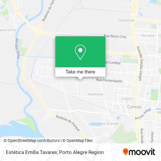 Estética Emília Tavares map
