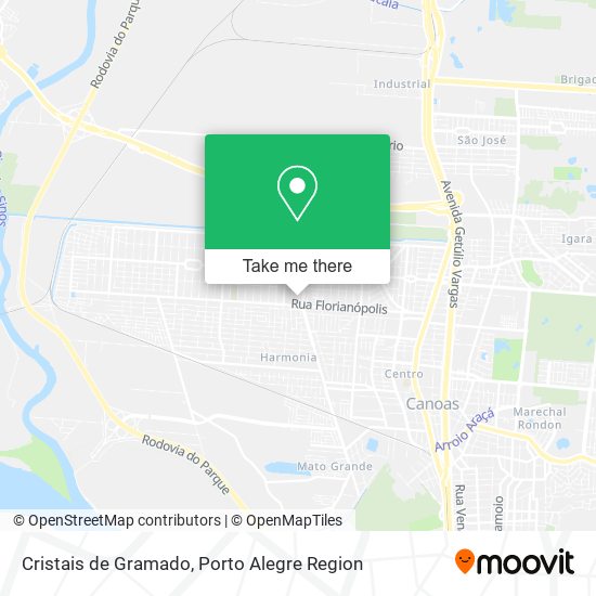 Mapa Cristais de Gramado