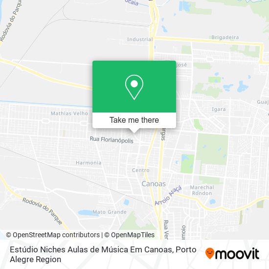 Estúdio Niches Aulas de Música Em Canoas map