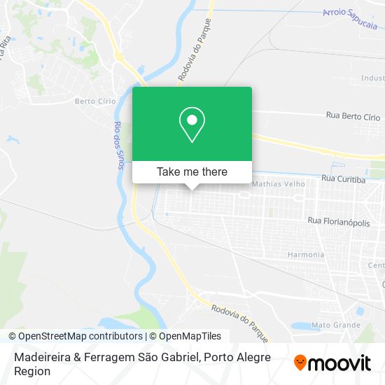 Madeireira & Ferragem São Gabriel map