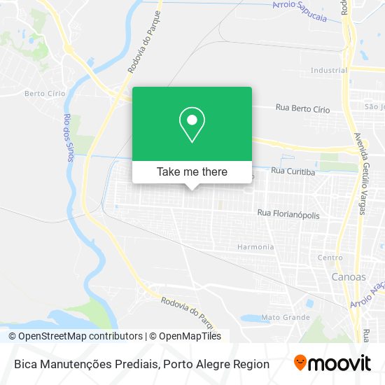Bica Manutenções Prediais map