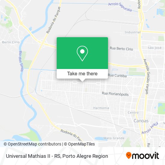Universal Mathias II - RS map