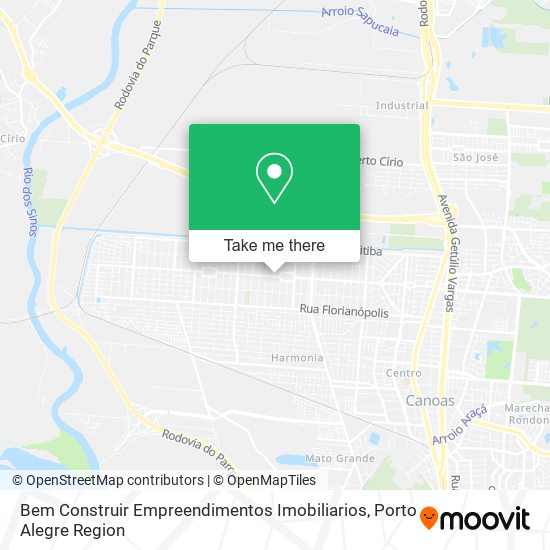 Mapa Bem Construir Empreendimentos Imobiliarios