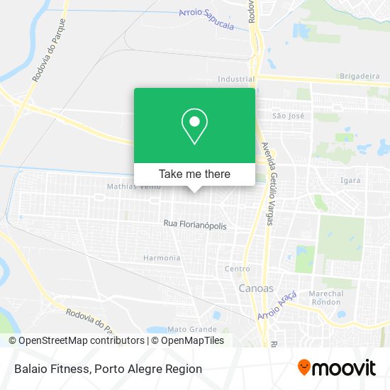 Balaio Fitness map