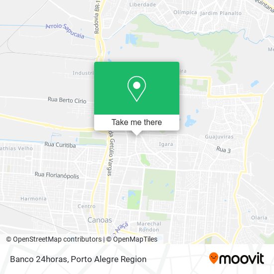 Banco 24horas map