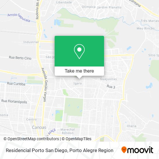 Residencial Porto San Diego map