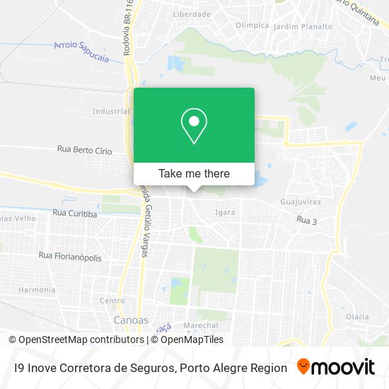 I9 Inove Corretora de Seguros map