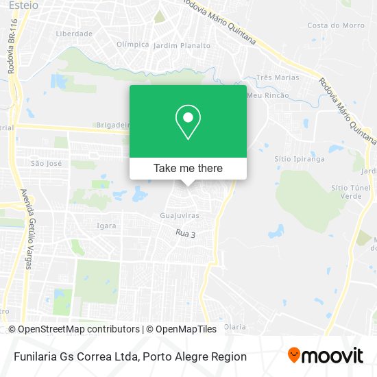 Funilaria Gs Correa Ltda map