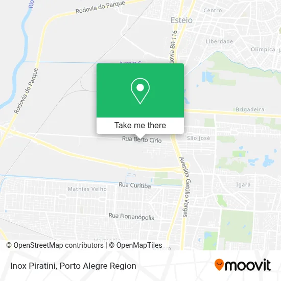 Inox Piratini map