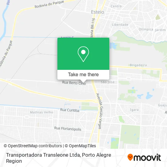 Transportadora Transleone Ltda map