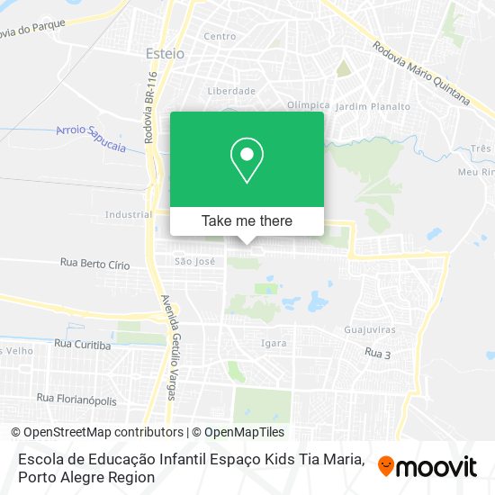 Escola de Educação Infantil Espaço Kids Tia Maria map