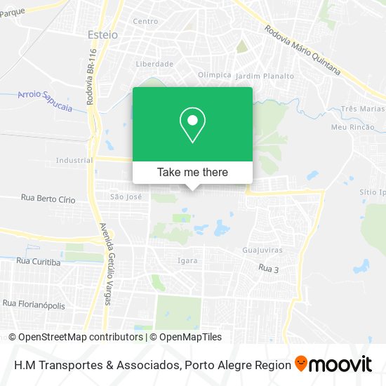 H.M Transportes & Associados map