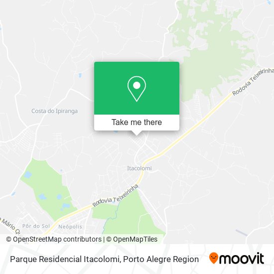 Parque Residencial Itacolomi map