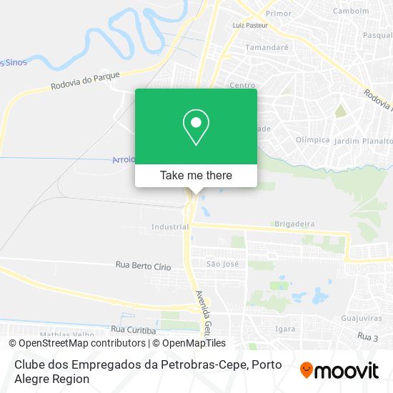 Clube dos Empregados da Petrobras-Cepe map