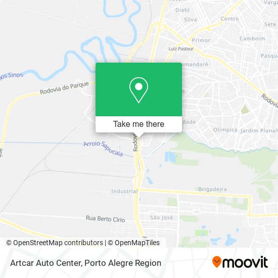 Artcar Auto Center map