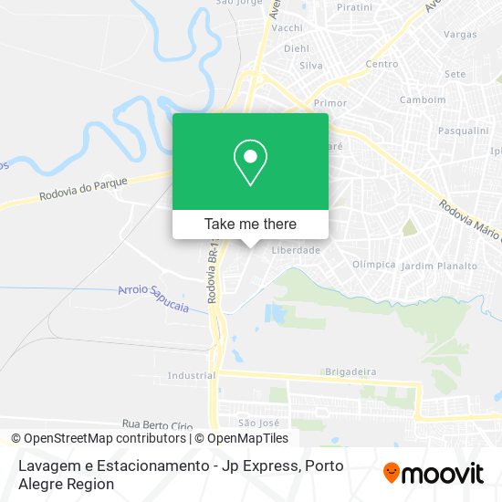 Lavagem e Estacionamento - Jp Express map