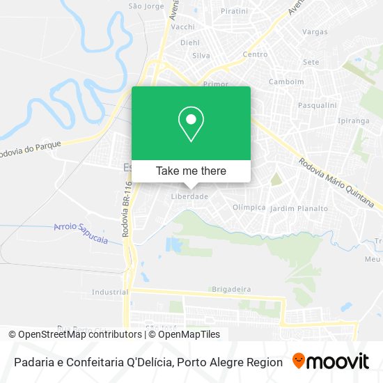Padaria e Confeitaria Q'Delícia map