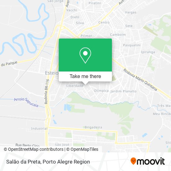 Salão da Preta map
