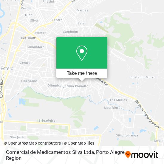 Mapa Comercial de Medicamentos Silva Ltda