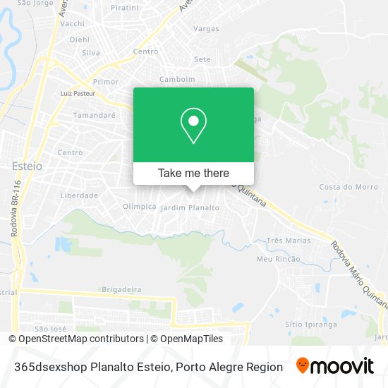 365dsexshop Planalto Esteio map