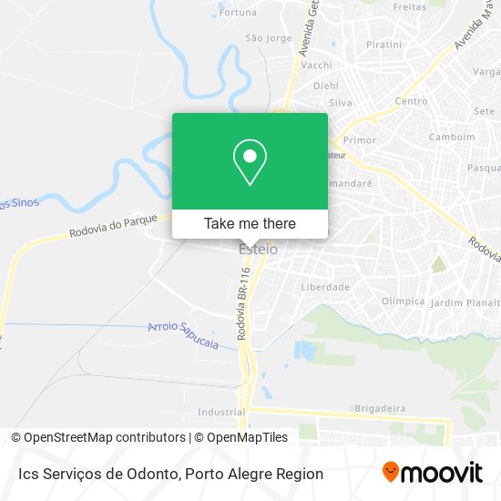 Ics Serviços de Odonto map