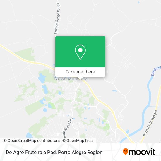Do Agro Fruteira e Pad map