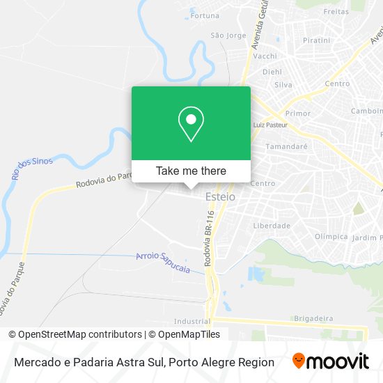 Mercado e Padaria Astra Sul map