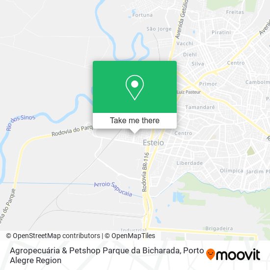 Agropecuária & Petshop Parque da Bicharada map