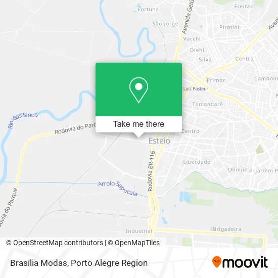 Brasília Modas map