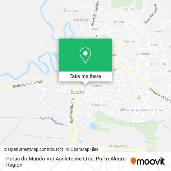 Patas do Mundo Vet Assistence Ltda map