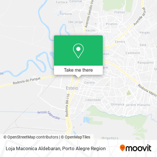 Loja Maconica Aldebaran map