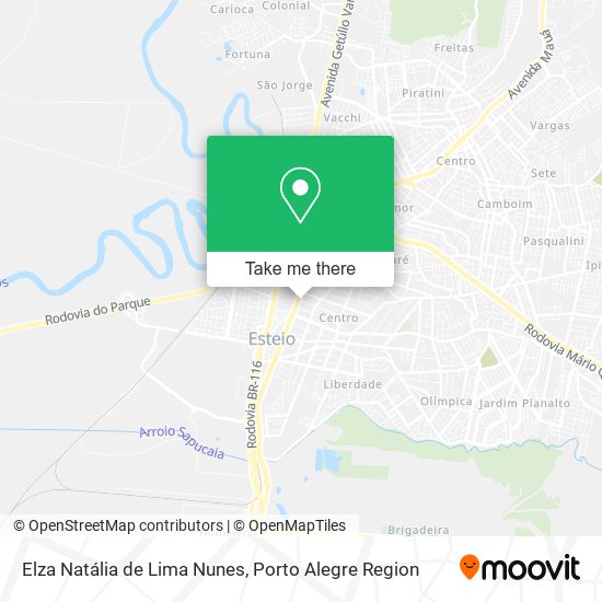 Elza Natália de Lima Nunes map