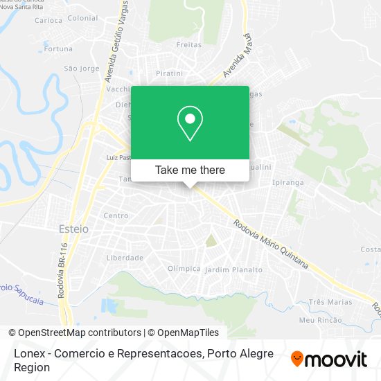 Lonex - Comercio e Representacoes map