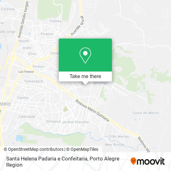 Santa Helena Padaria e Confeitaria map
